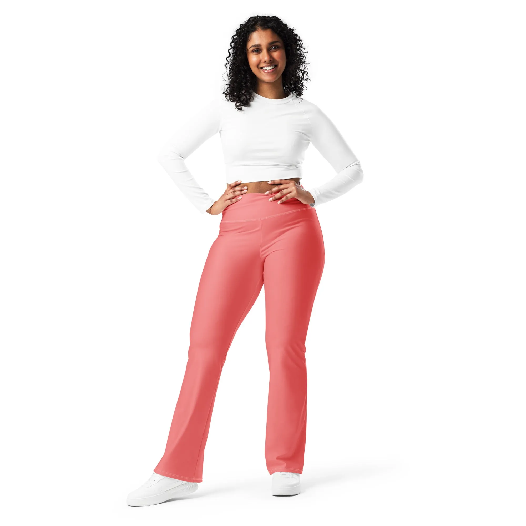 Flare Women’s Solid Leggings, lioness-love