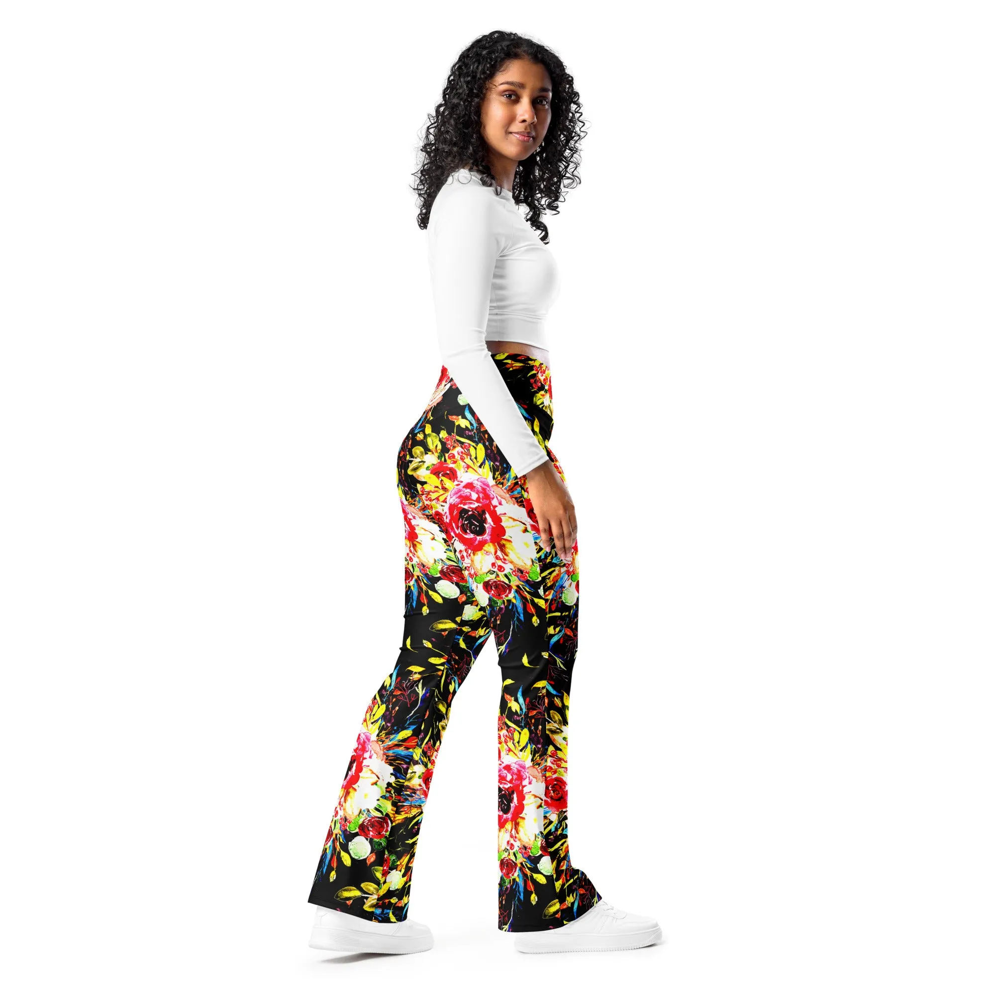 Floral Flare leggings, lioness-love
