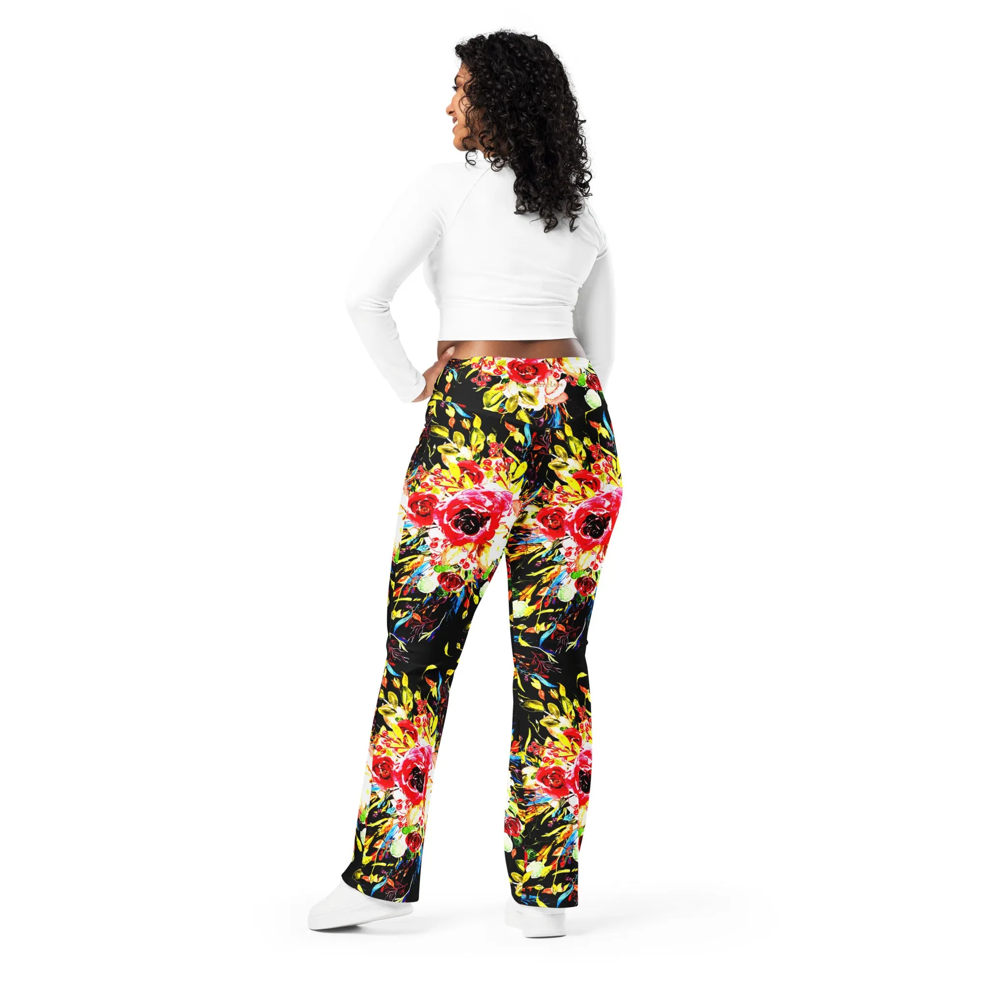 Floral Flare leggings, lioness-love