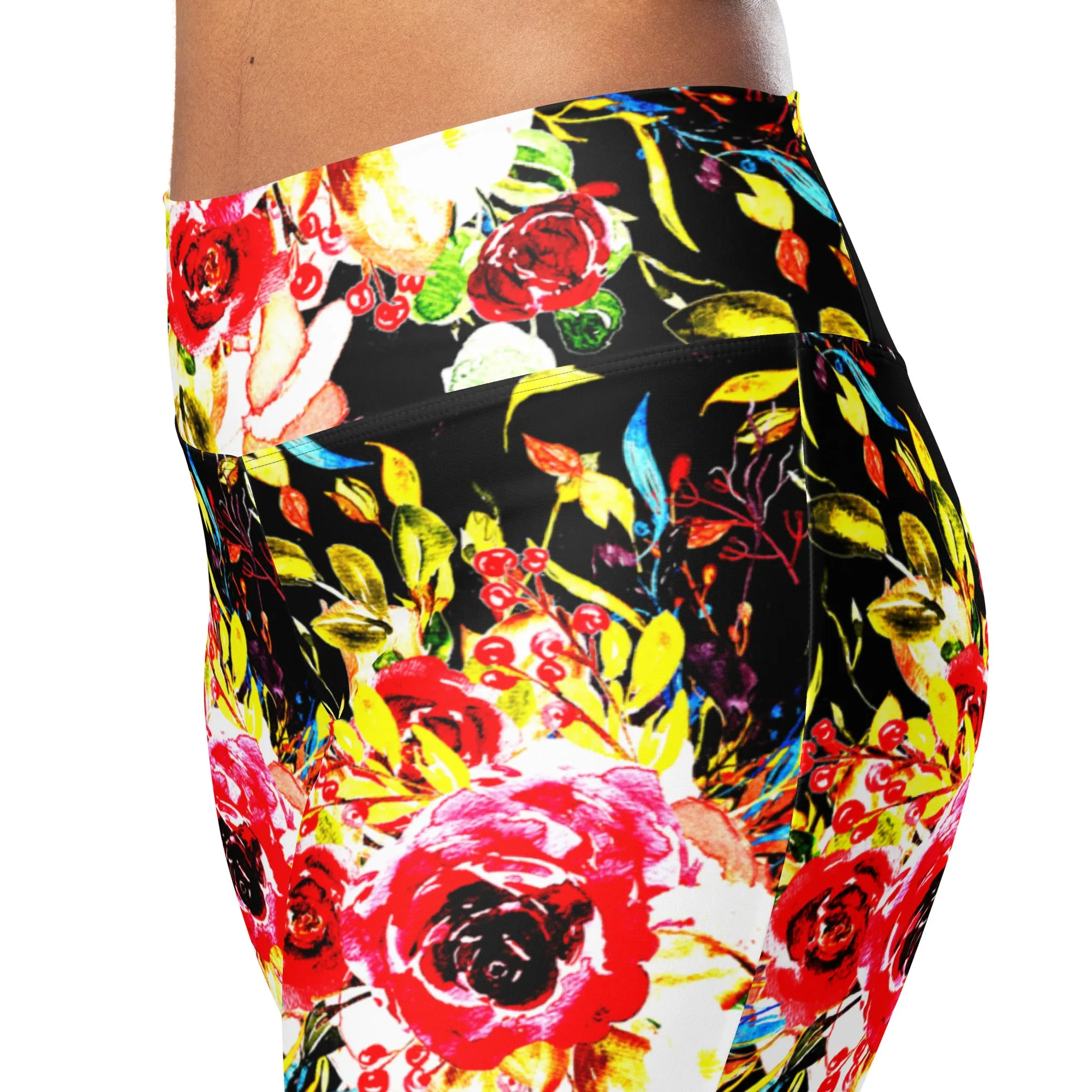 Floral Flare leggings, lioness-love