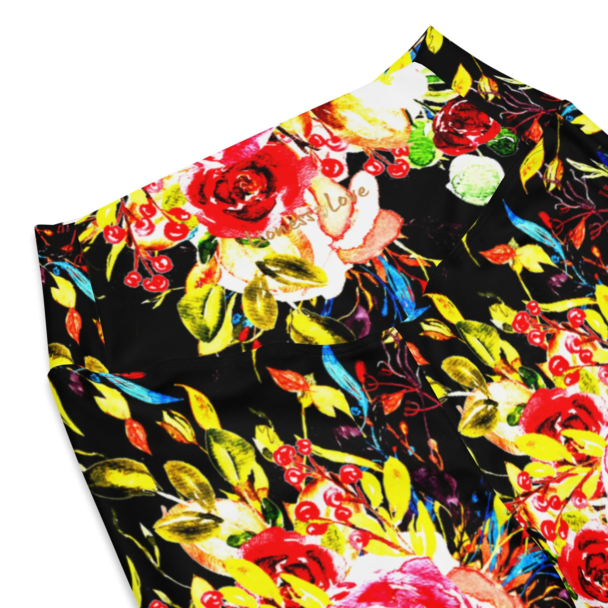 Floral Flare leggings, lioness-love