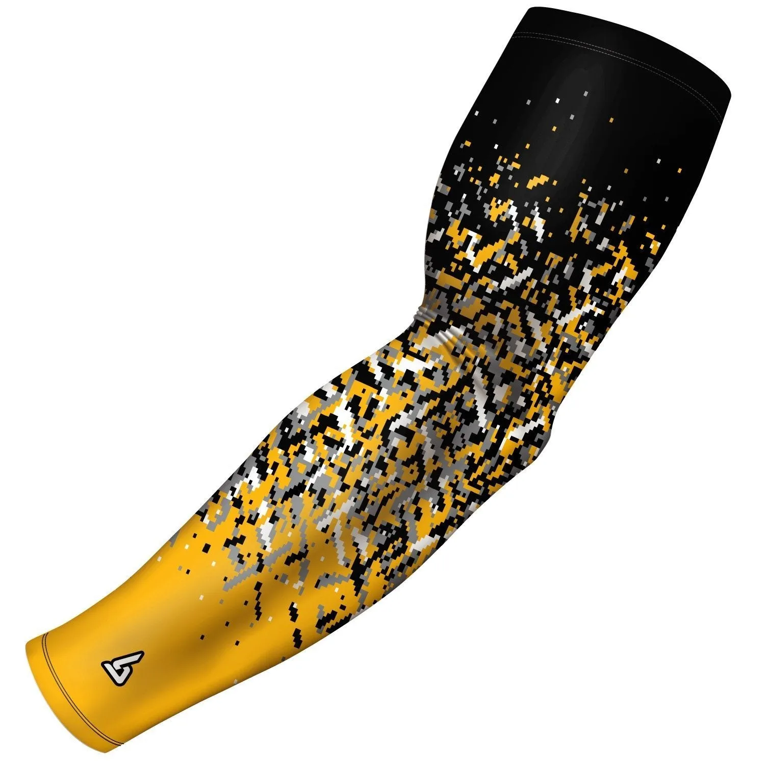Football | Compression Arm Sleeves - Gold
