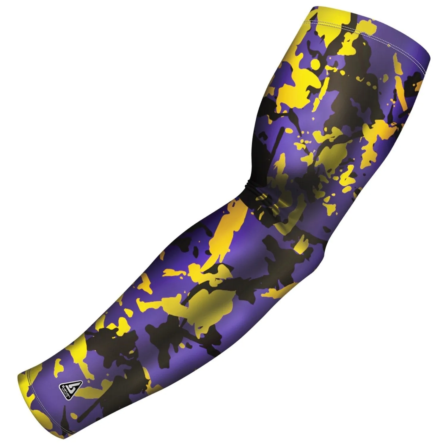 Football | Compression Arm Sleeves - Gold