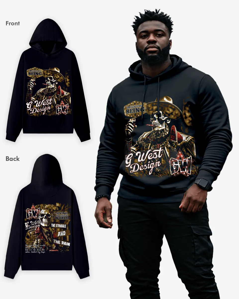 G West Being Enlightened Hoodie Big and Tall