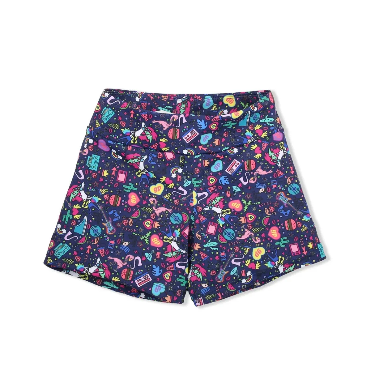 Girls Flamingo and Unicorn Jam Shorts