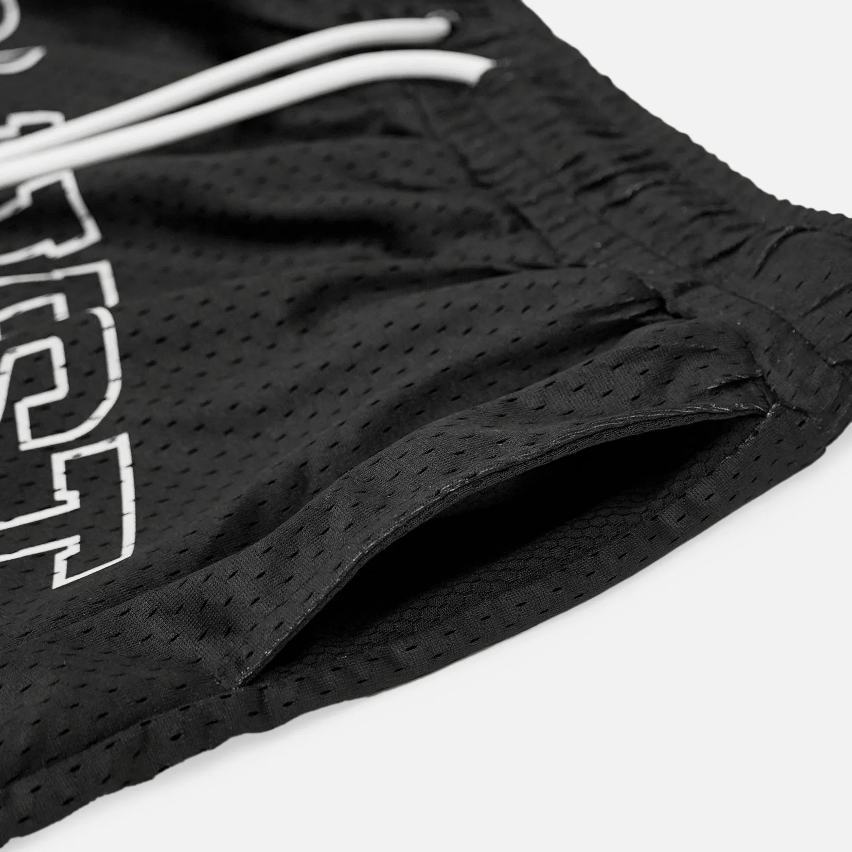 God First Black Shorts - 5"