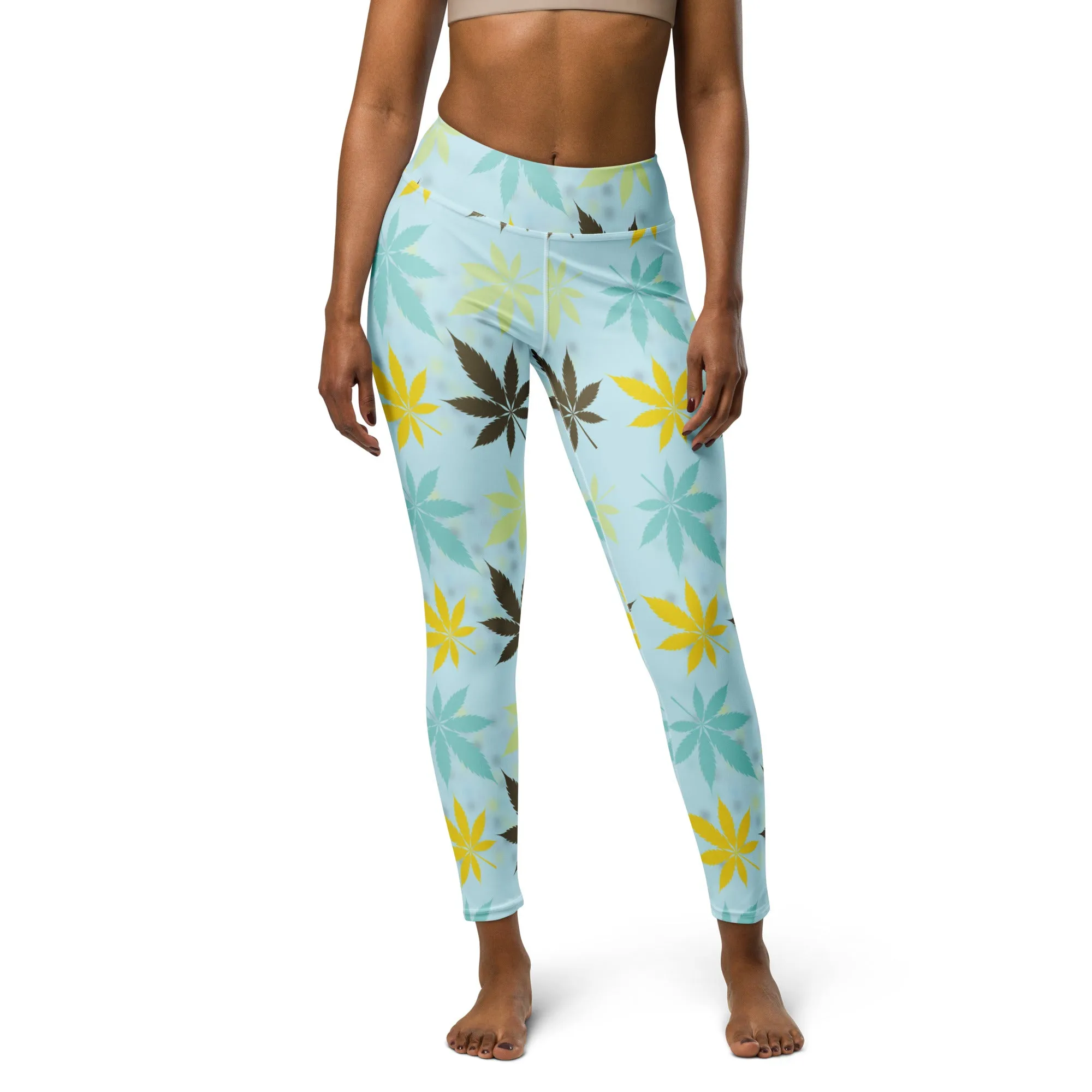 Green Yoga Leggings
