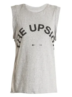 Grey Muscle Tank Top