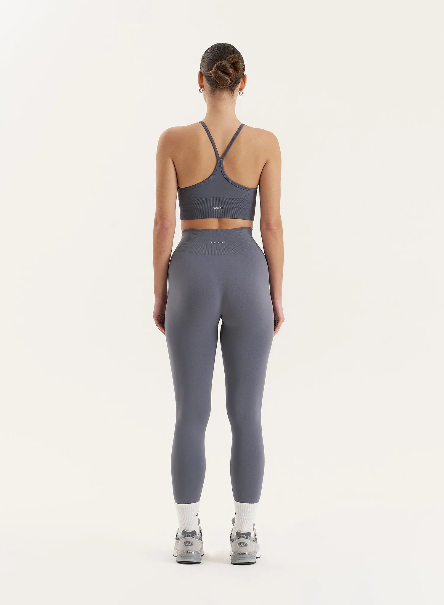 Grey Sculpting Seamless Gym Leggings- Tyler