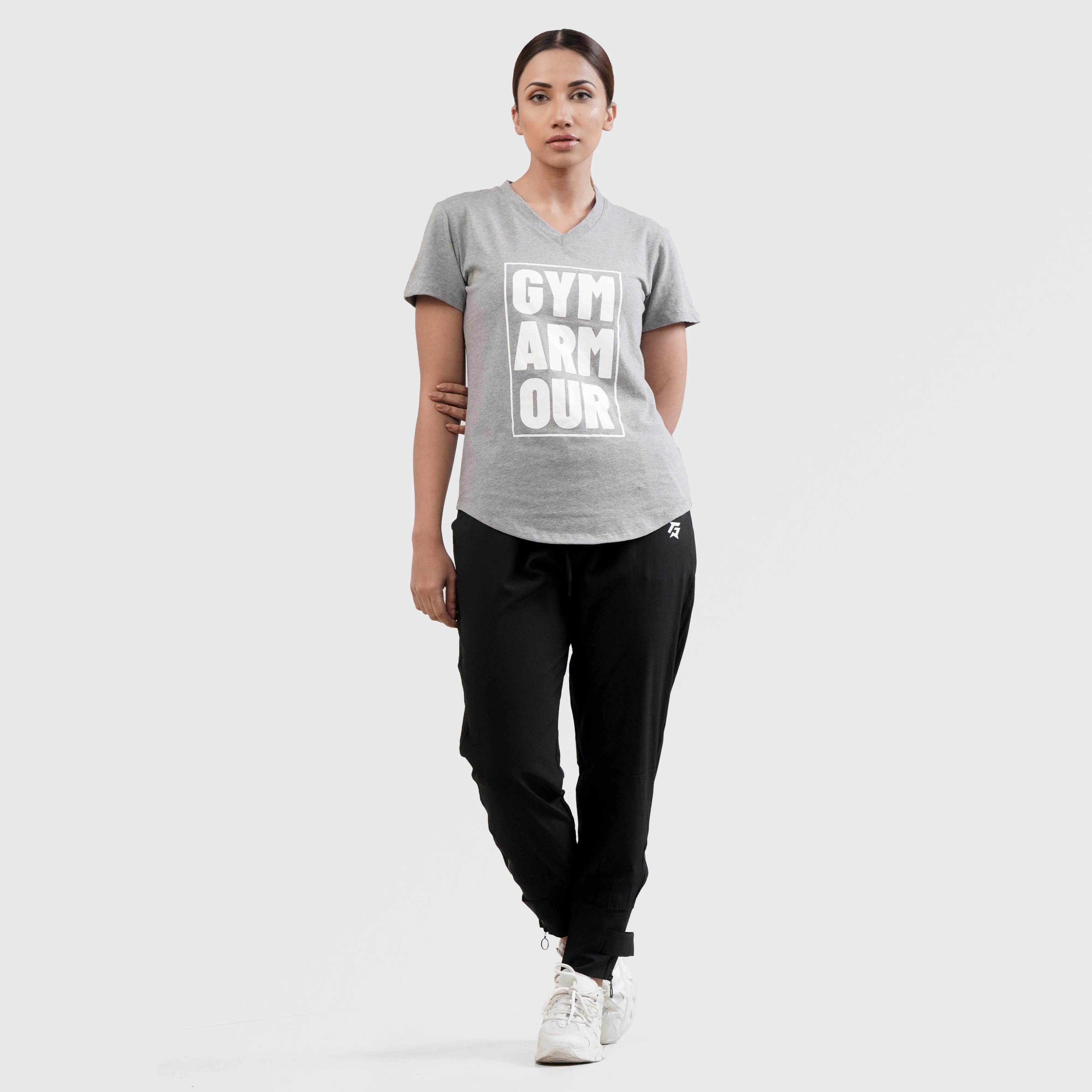 Gym Armour Tee 2.0 (Heather Grey)