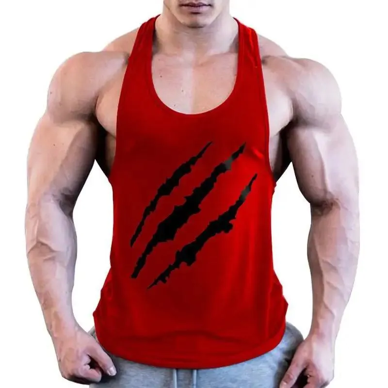 Gym Tank Top Men Fitness Clothing Men's Bodybuilding Tank Tops Summer Gym Clothing for Male S705996