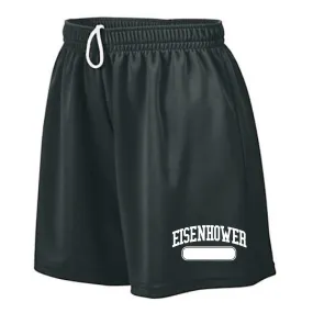 GYM UNIFORM / GIRLS MESH SHORTS 5" INSEAM / BLACK