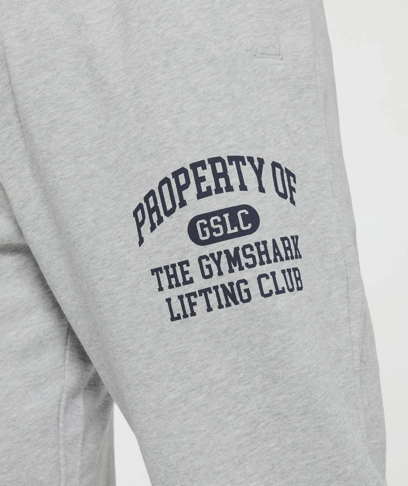 Gymshark Property Of Joggers - Light Grey Core Marl