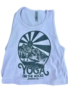 Heathered Sketch Yoga on the Rocks Tank Top