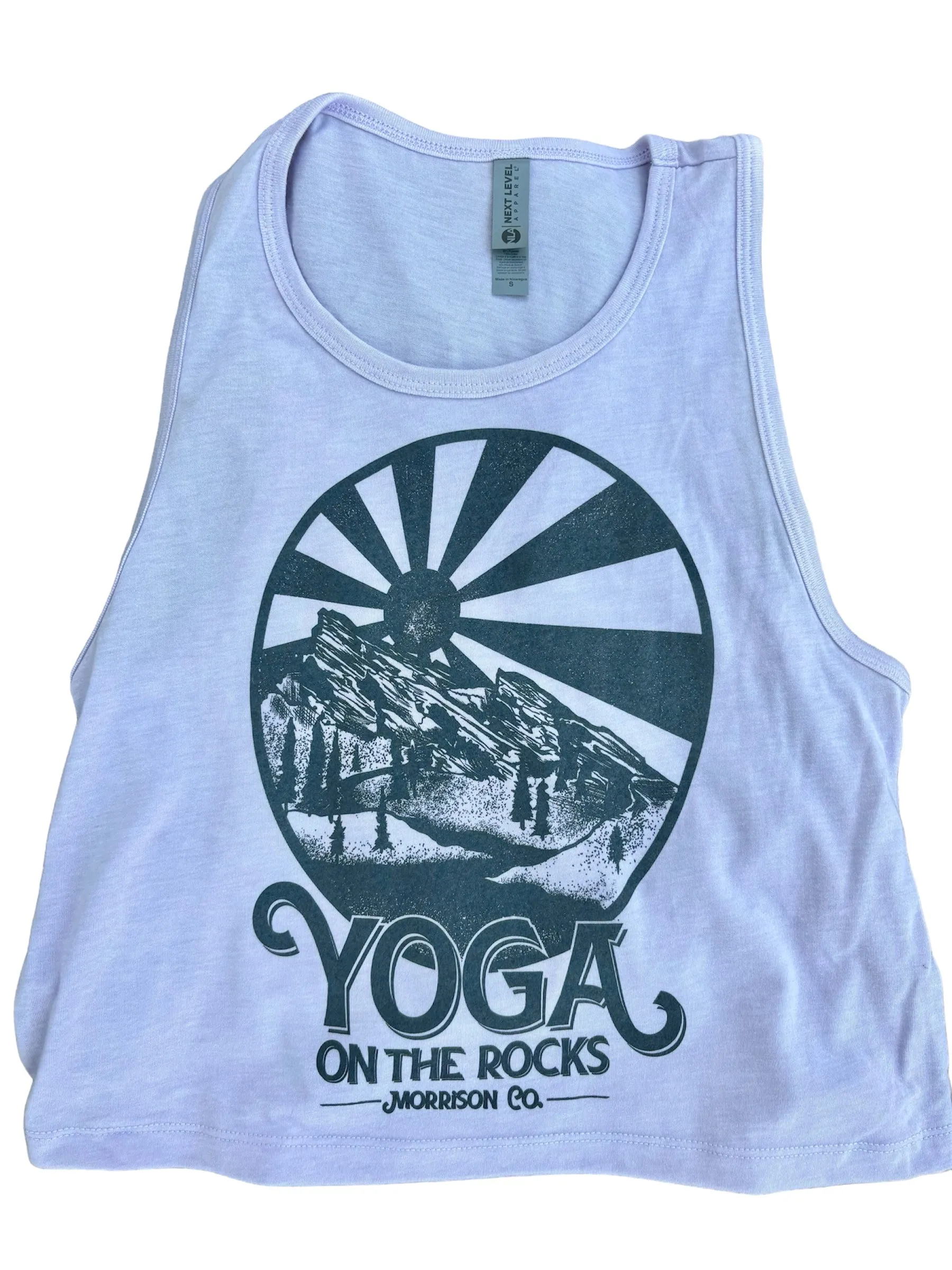 Heathered Sketch Yoga on the Rocks Tank Top