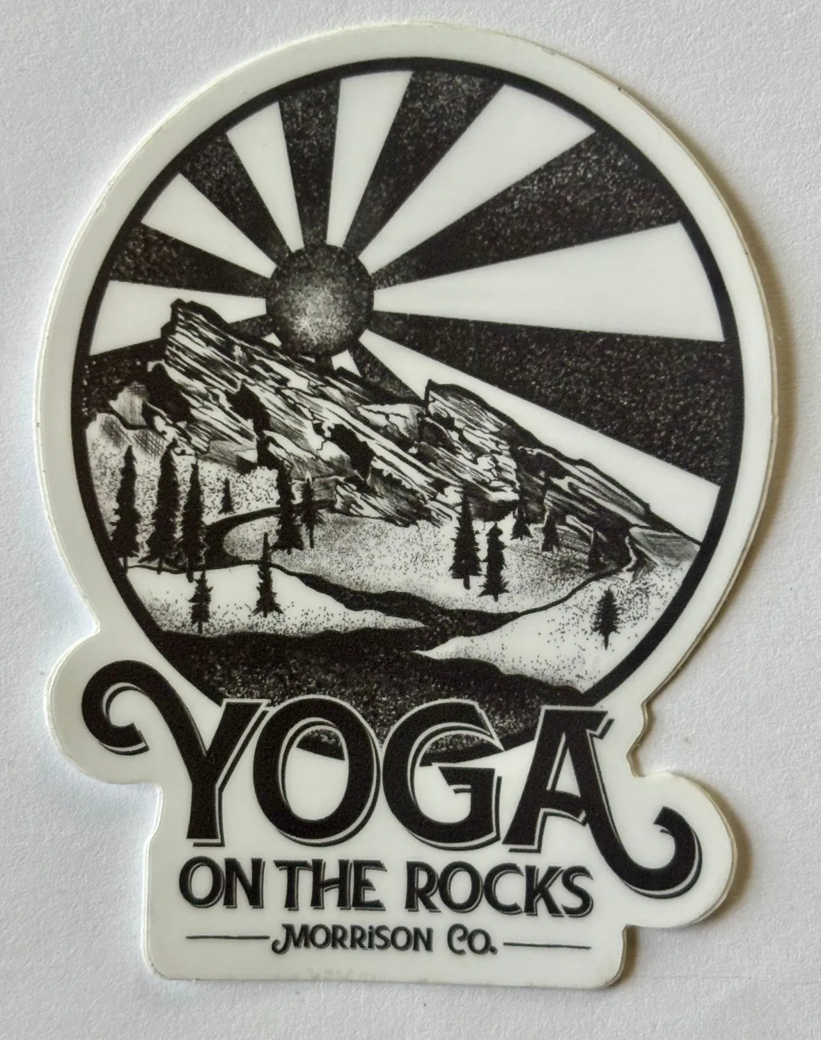 Heathered Sketch Yoga on the Rocks Tank Top