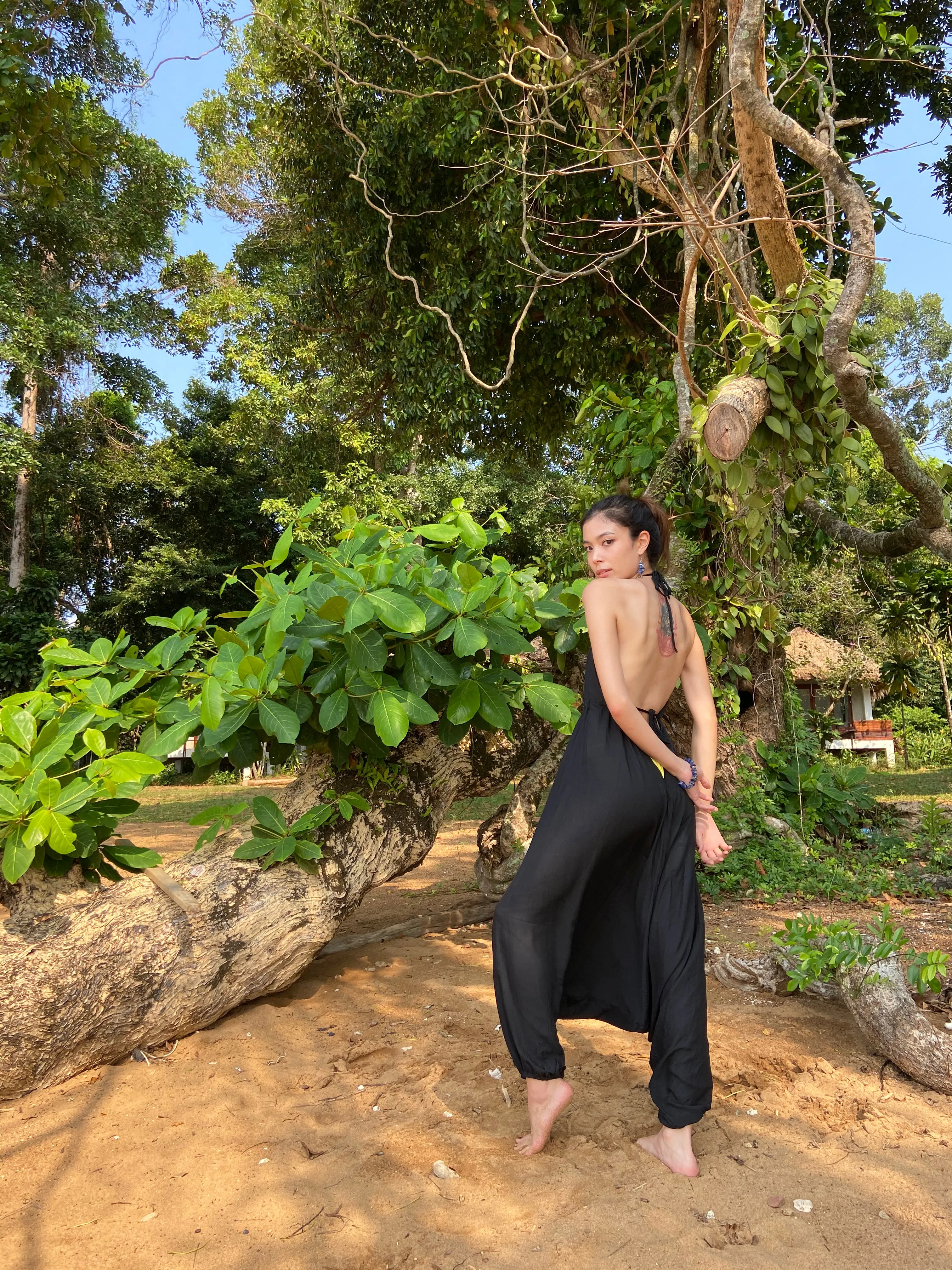 Hera Yoga Jumpsuit - Black