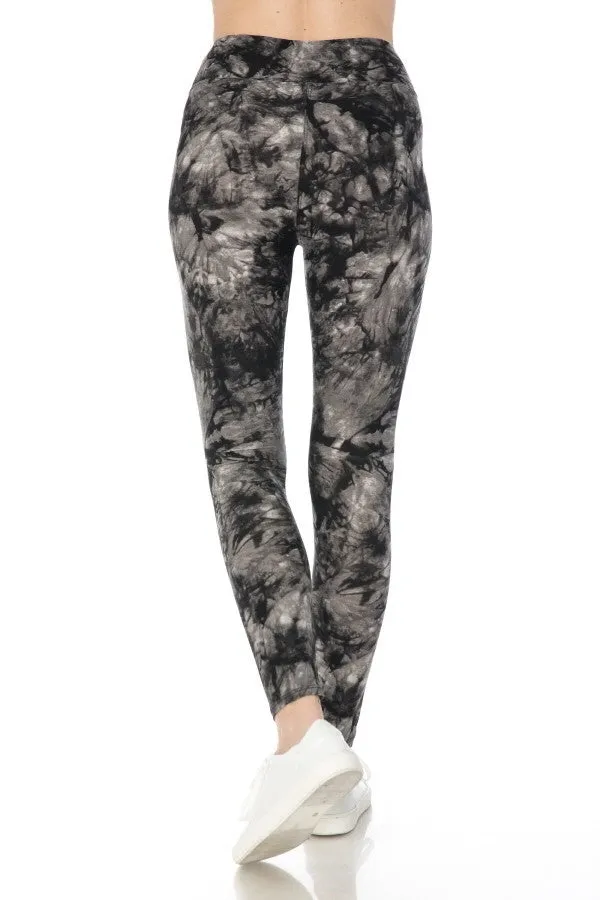 High Waist Gray Yoga Style Leggings