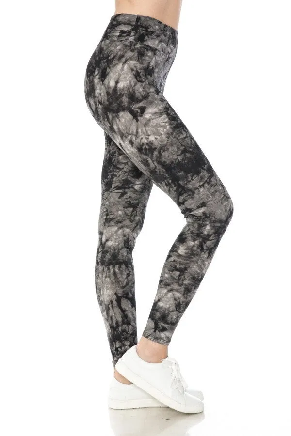 High Waist Gray Yoga Style Leggings