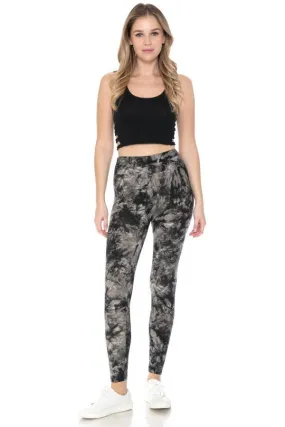 High Waist Gray Yoga Style Leggings