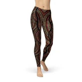Indigenous Art Leggings| CozyCouture®