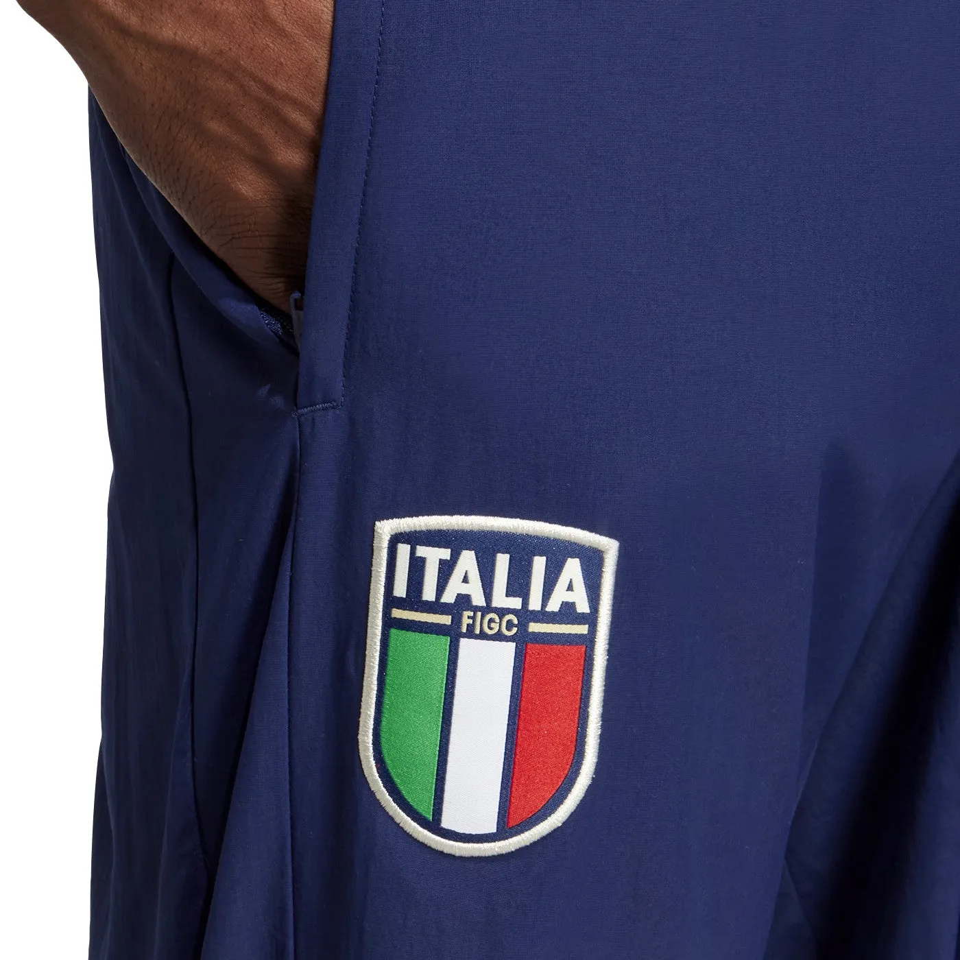 Italy training presentation Soccer tracksuit 2023/24 navy - Adidas