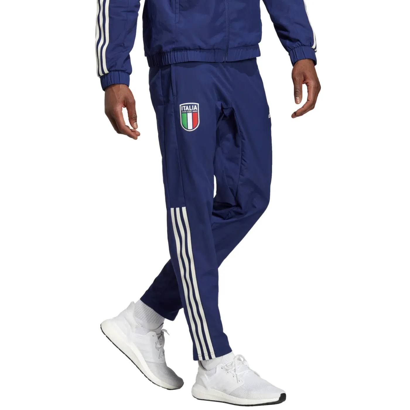 Italy training presentation Soccer tracksuit 2023/24 navy - Adidas