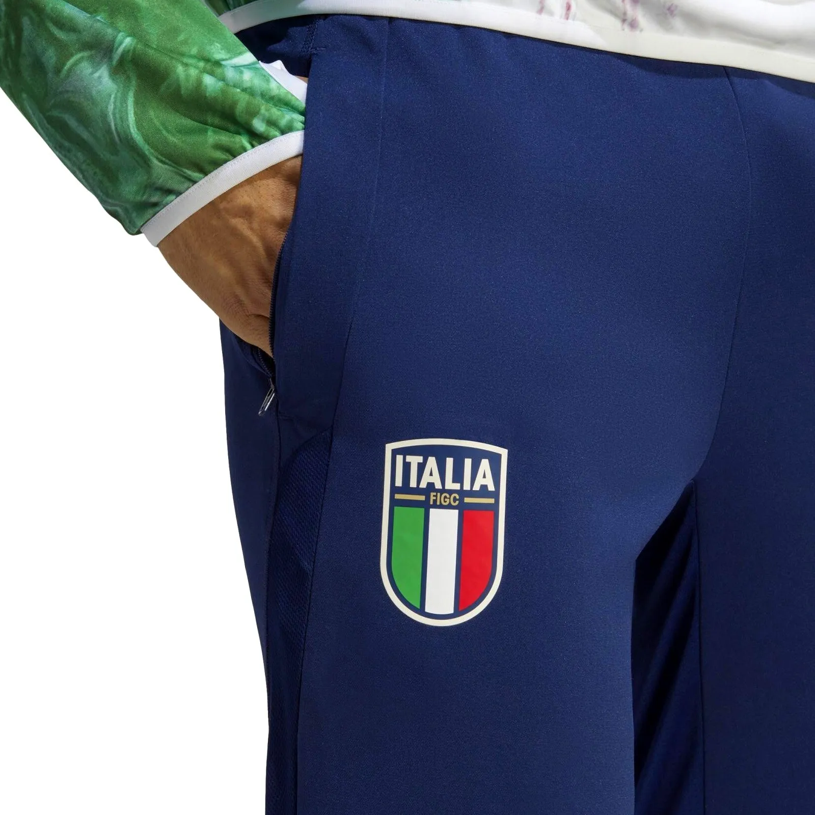 Italy training technical Soccer tracksuit 2023/24 navy - Adidas