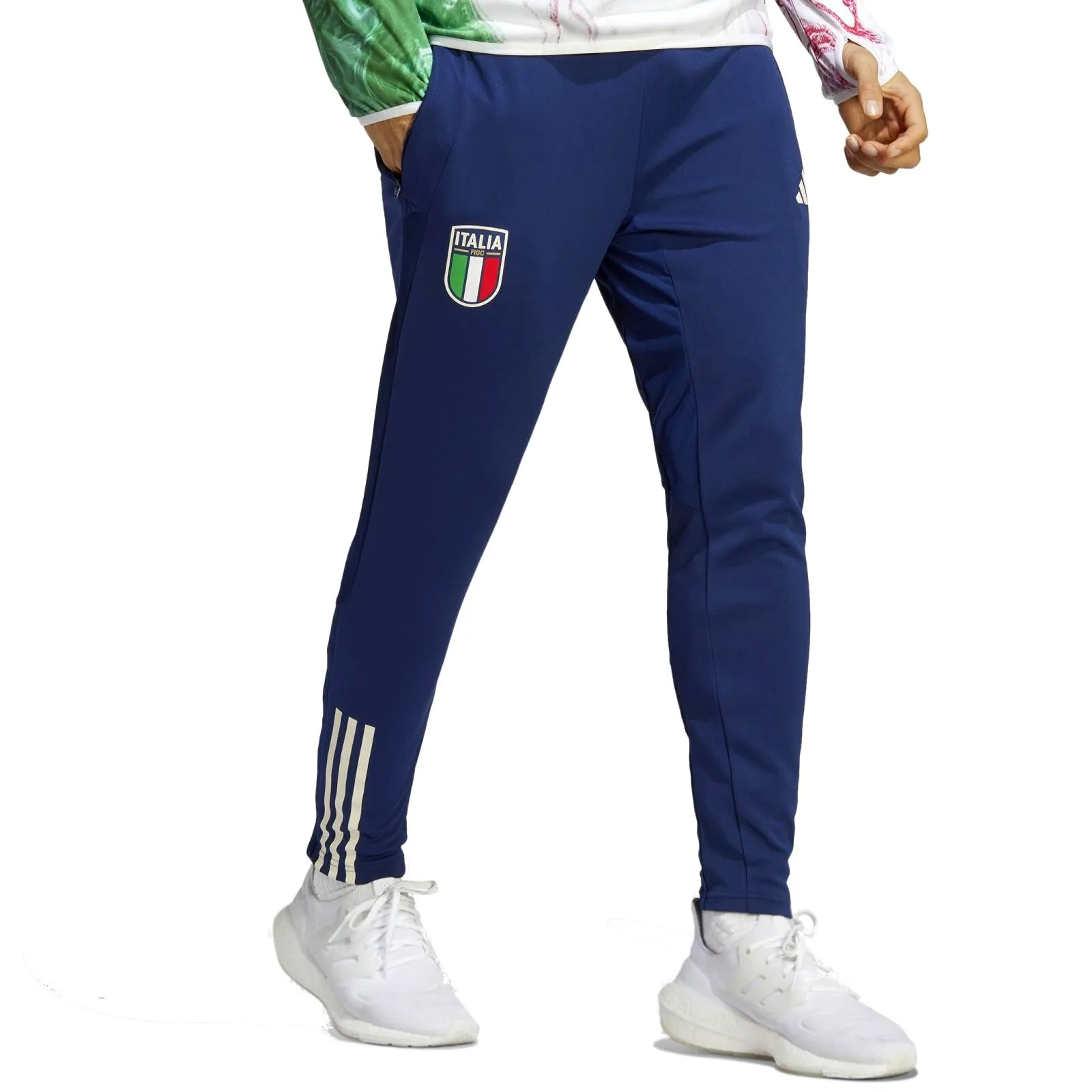 Italy training technical Soccer tracksuit 2023/24 navy - Adidas