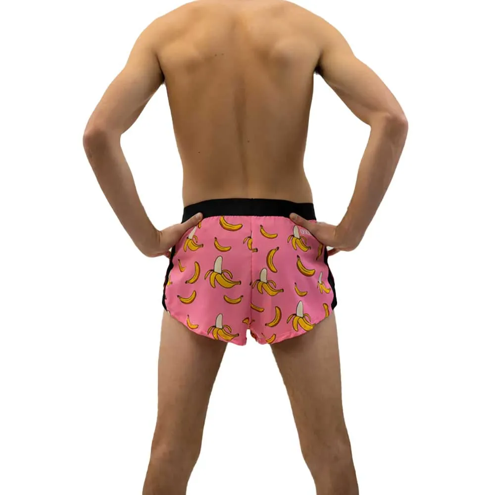 Men's Pink Bananas 2" Split Short - Pink Bananas