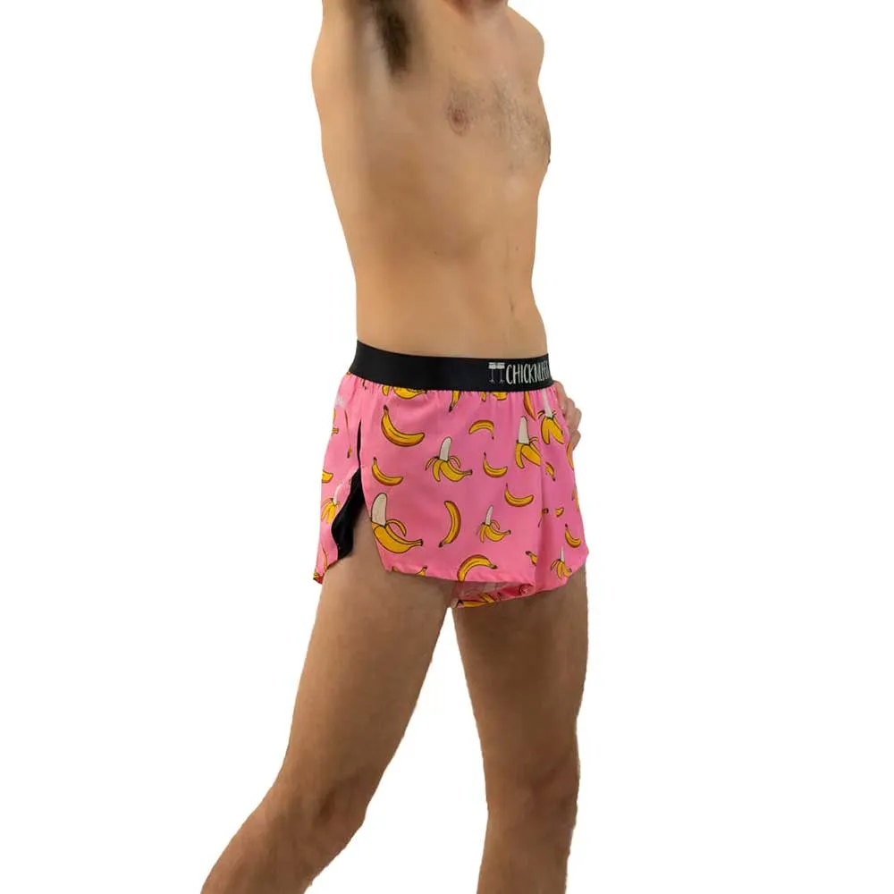 Men's Pink Bananas 2" Split Short - Pink Bananas