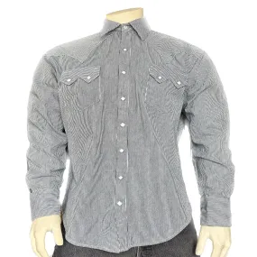 Men's Signature Denim Pinstripe Western Shirt