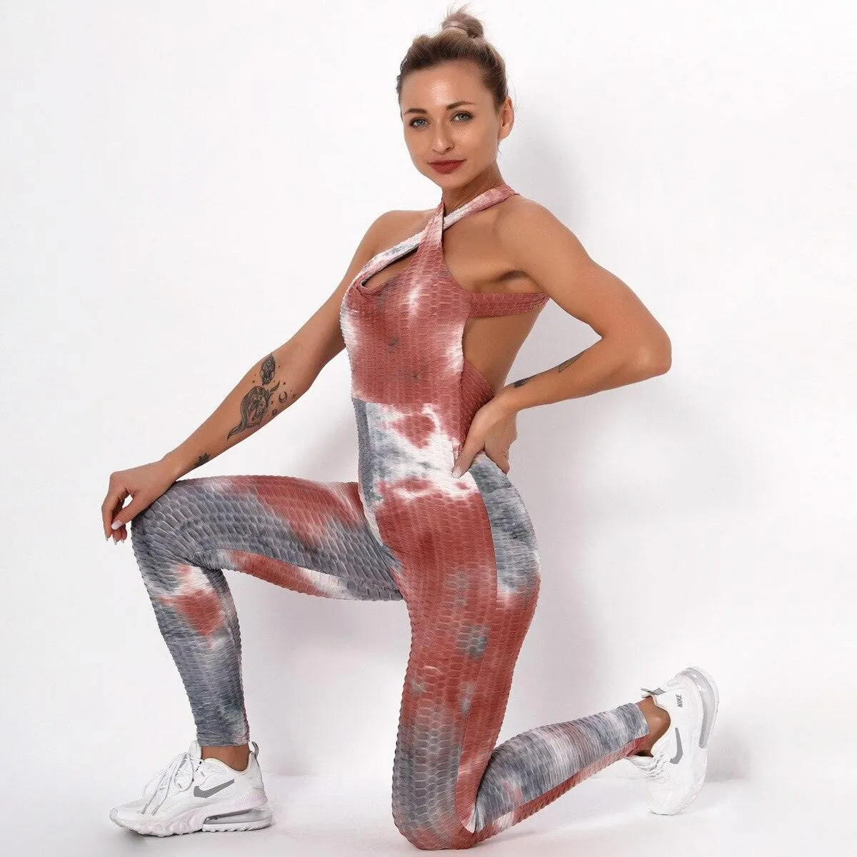 Naked-feel Backless Activewear Set