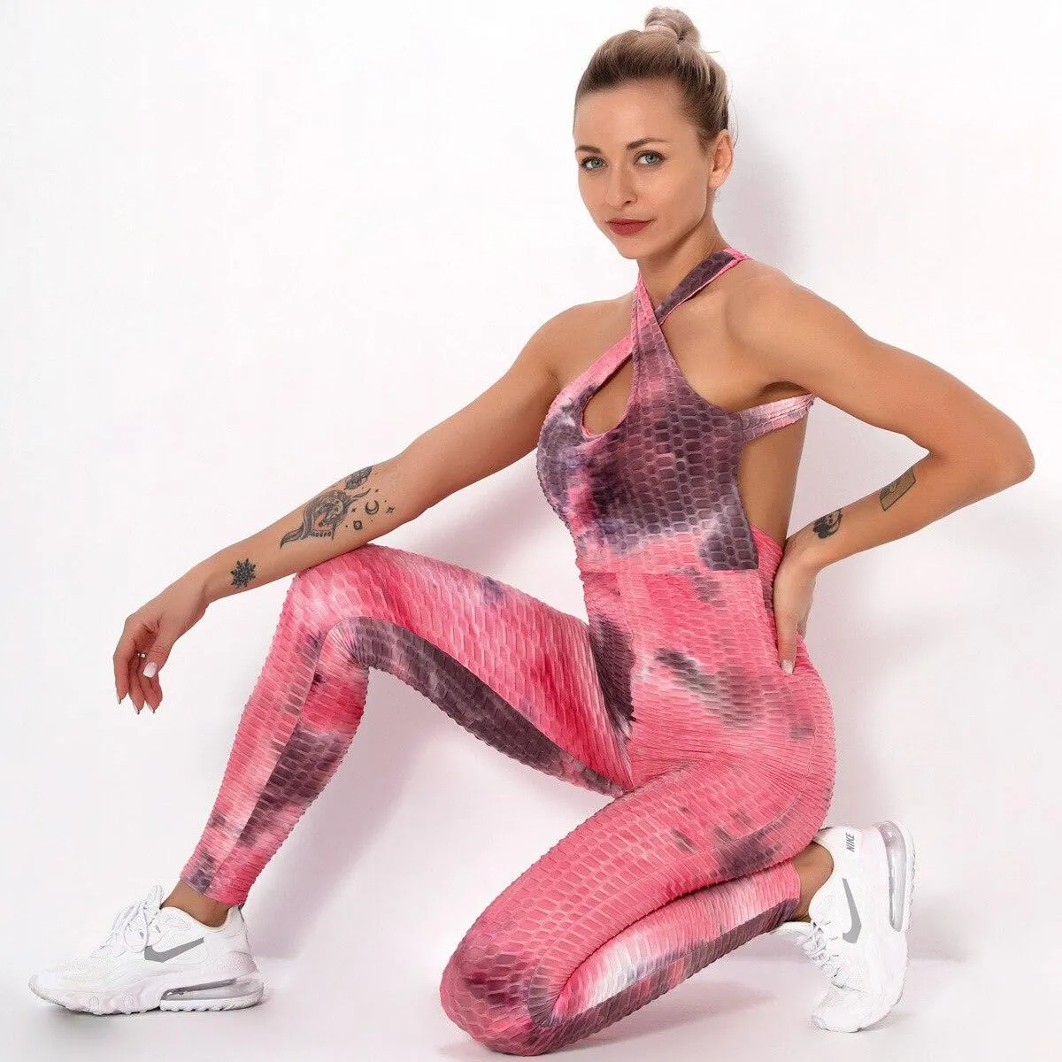 Naked-feel Backless Activewear Set