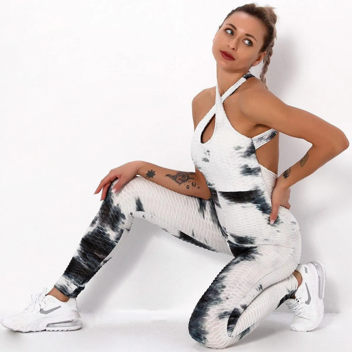 Naked-feel Backless Activewear Set