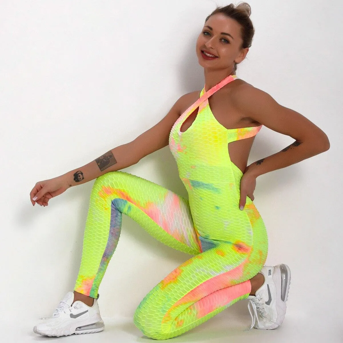 Naked-feel Backless Activewear Set