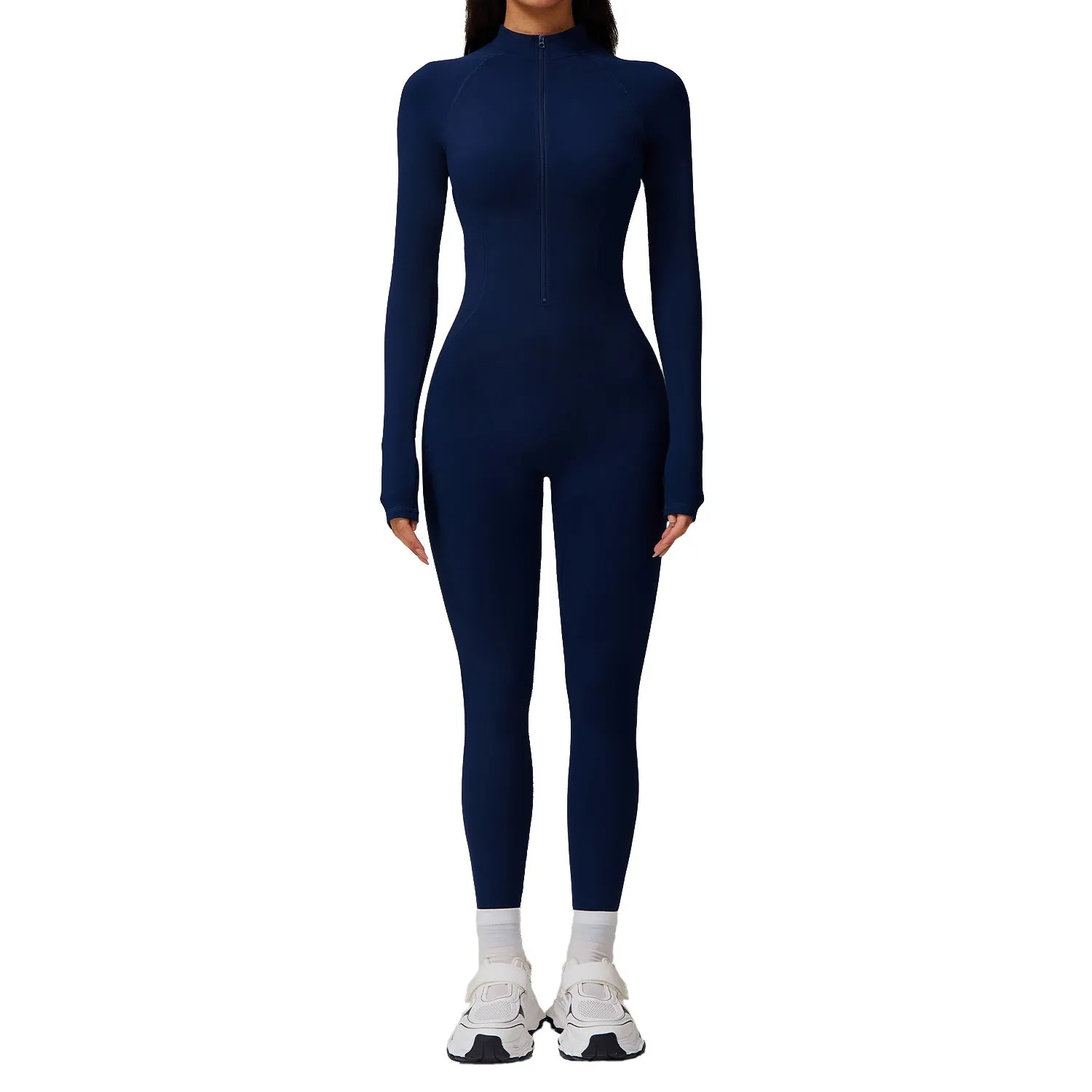 Naked waist hugging yoga jumpsuit