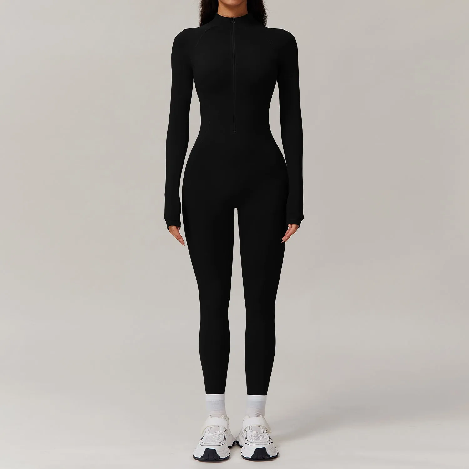 Naked waist hugging yoga jumpsuit