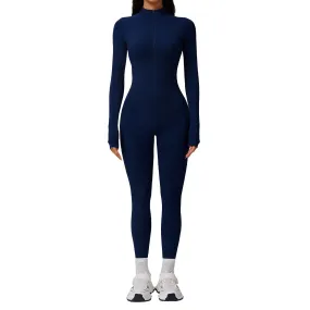 Naked waist hugging yoga jumpsuit
