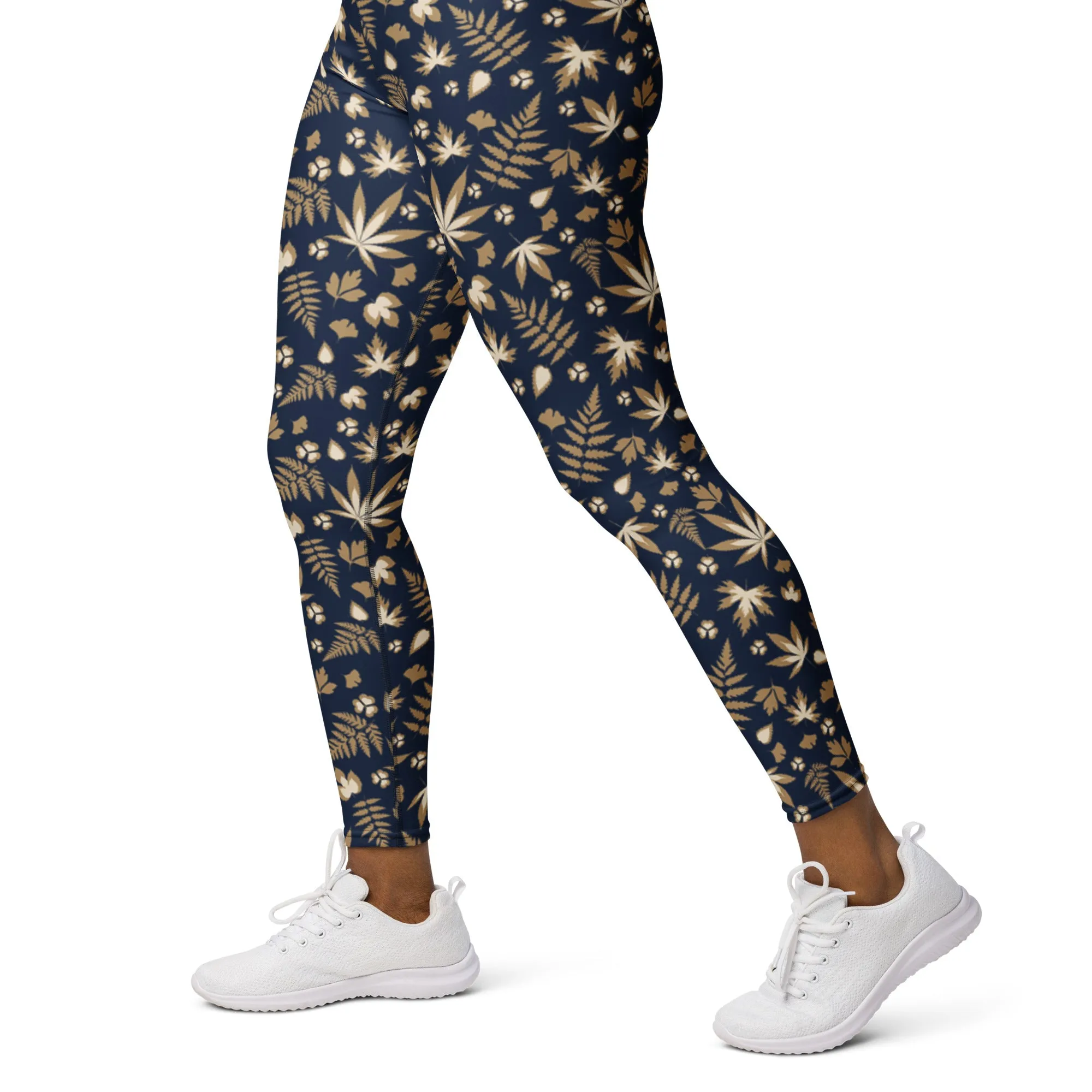 Navy Blue Yoga Leggings