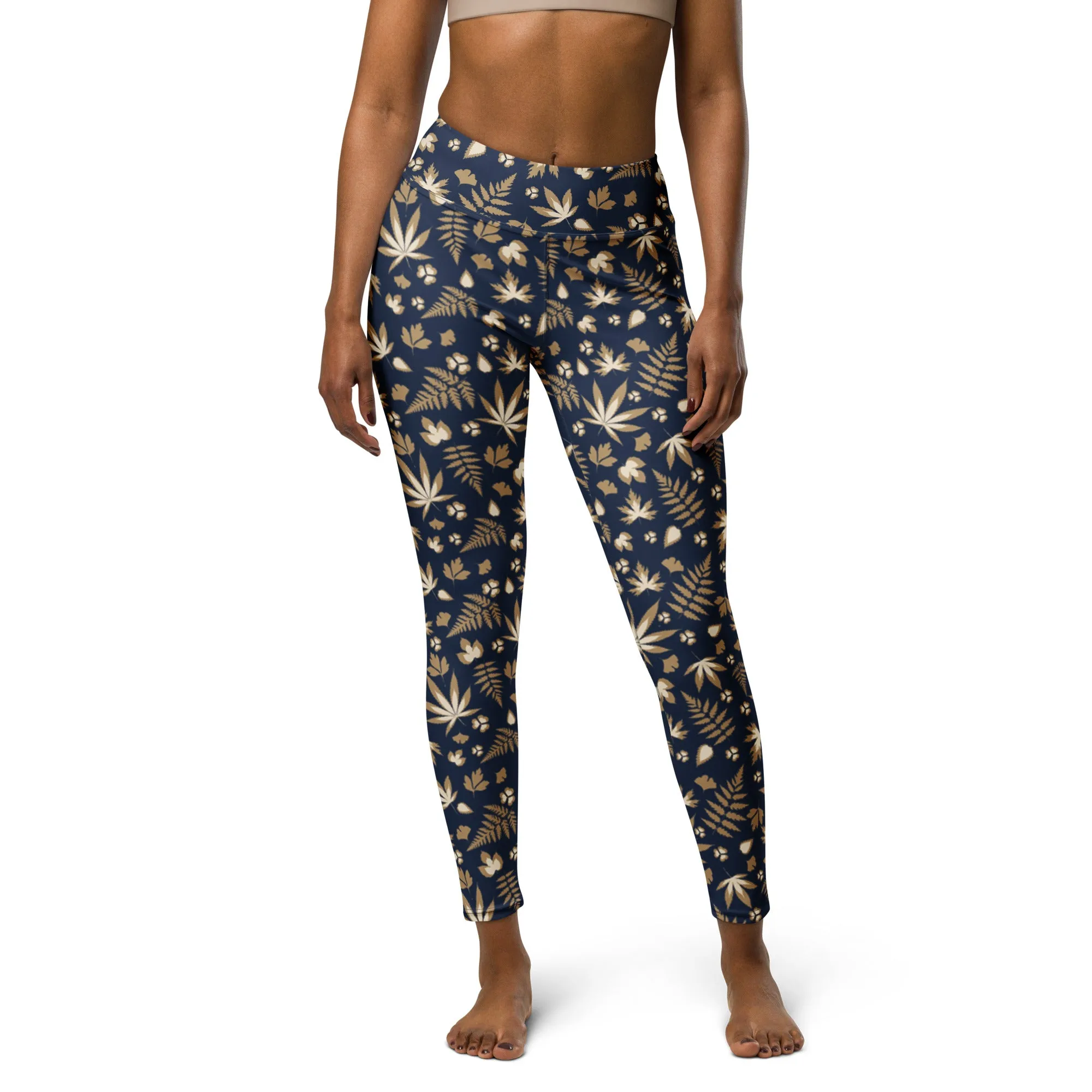 Navy Blue Yoga Leggings