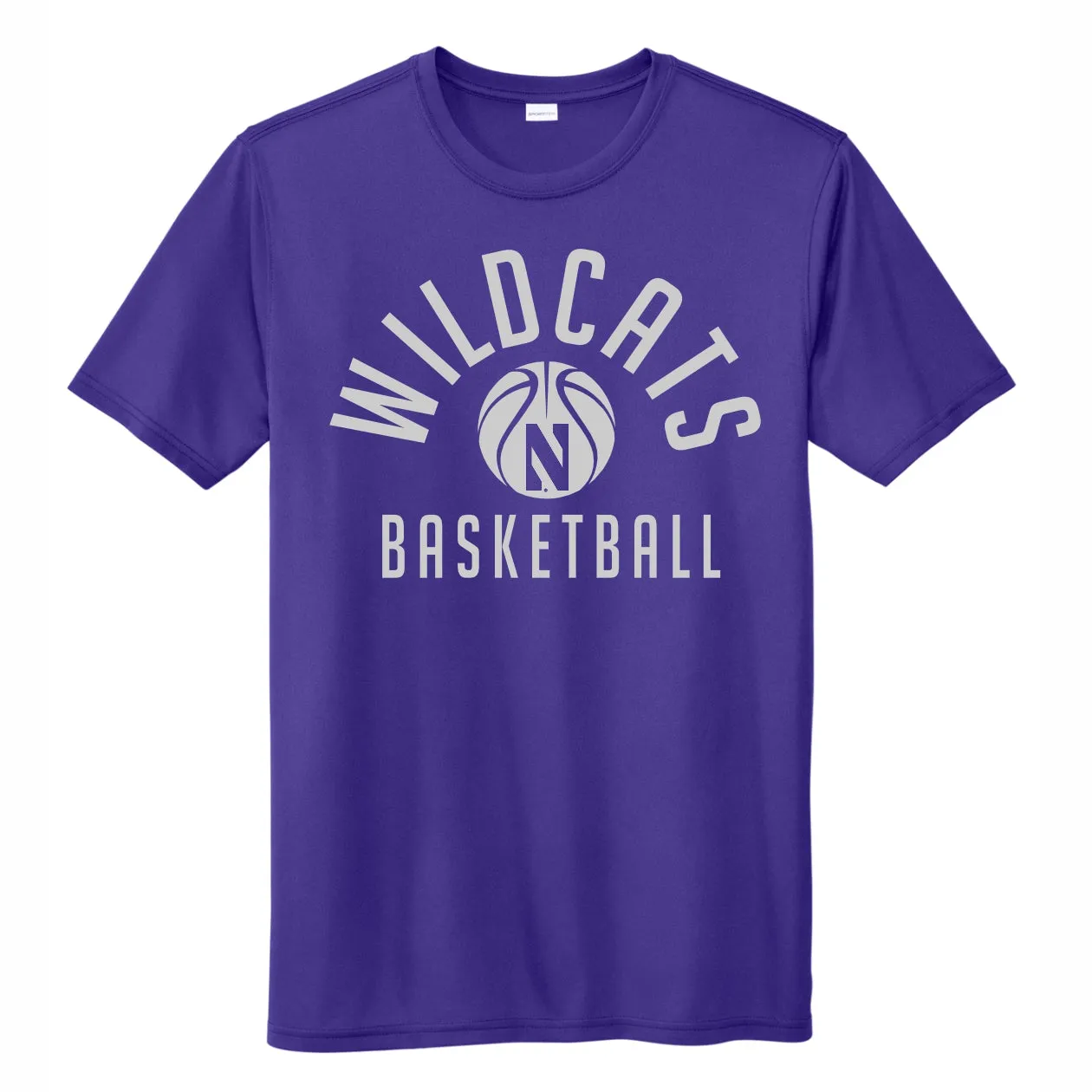 Northwestern Basketball Basic Purple BOGO T-Shirt