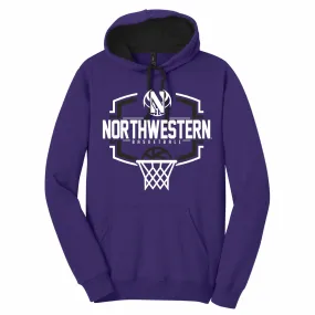 Northwestern Wildcats Backboard Basketball Hoodie