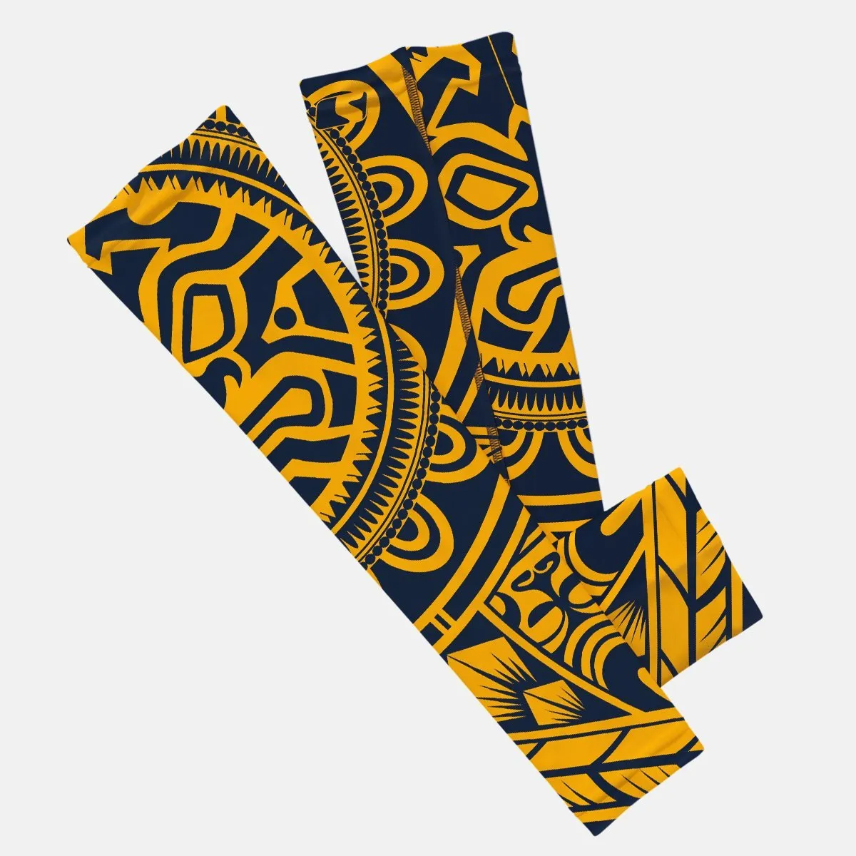 Oceanic Warrior Yellow Navy Kids Arm Sleeve