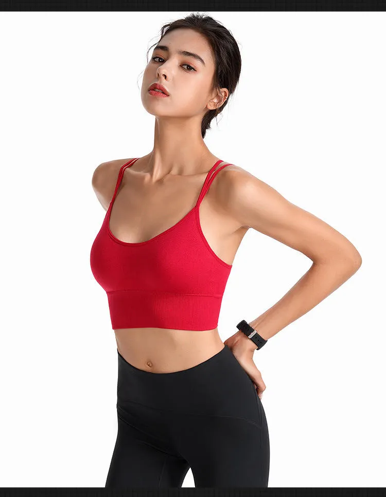 Pack of 2 Stylish Beauty Back Bodyshaping Yoga Gym Seamless Sports Bra