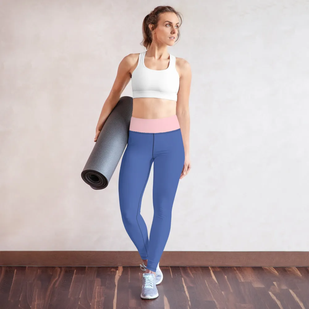 Pink / BlueYoga Leggings