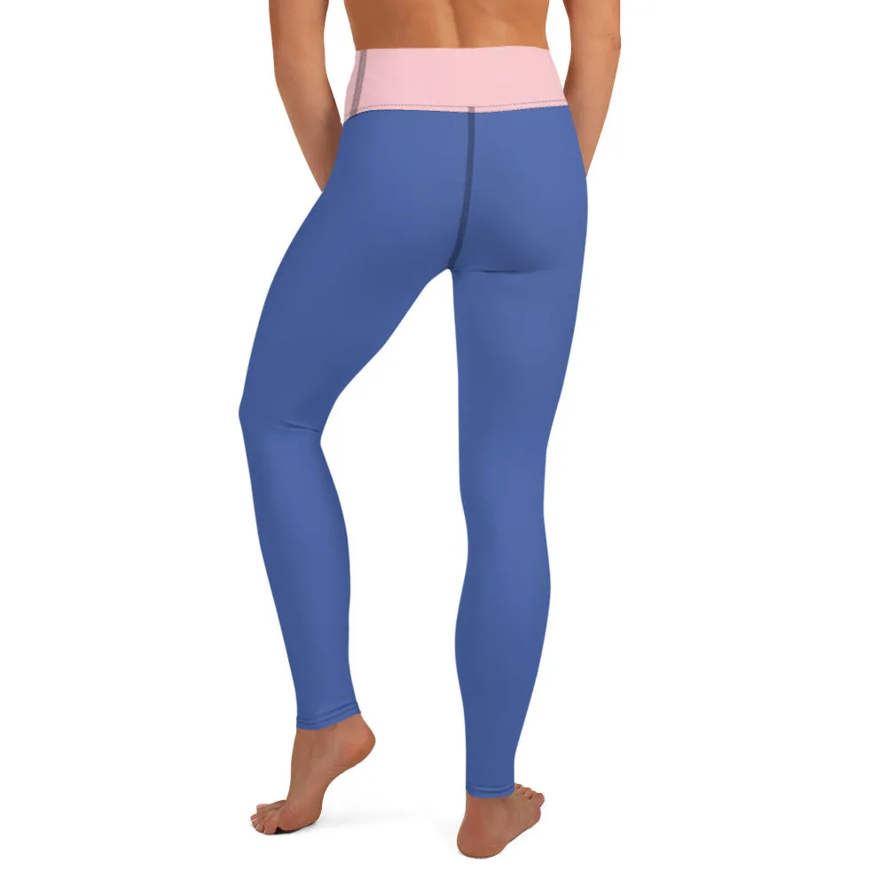 Pink / BlueYoga Leggings