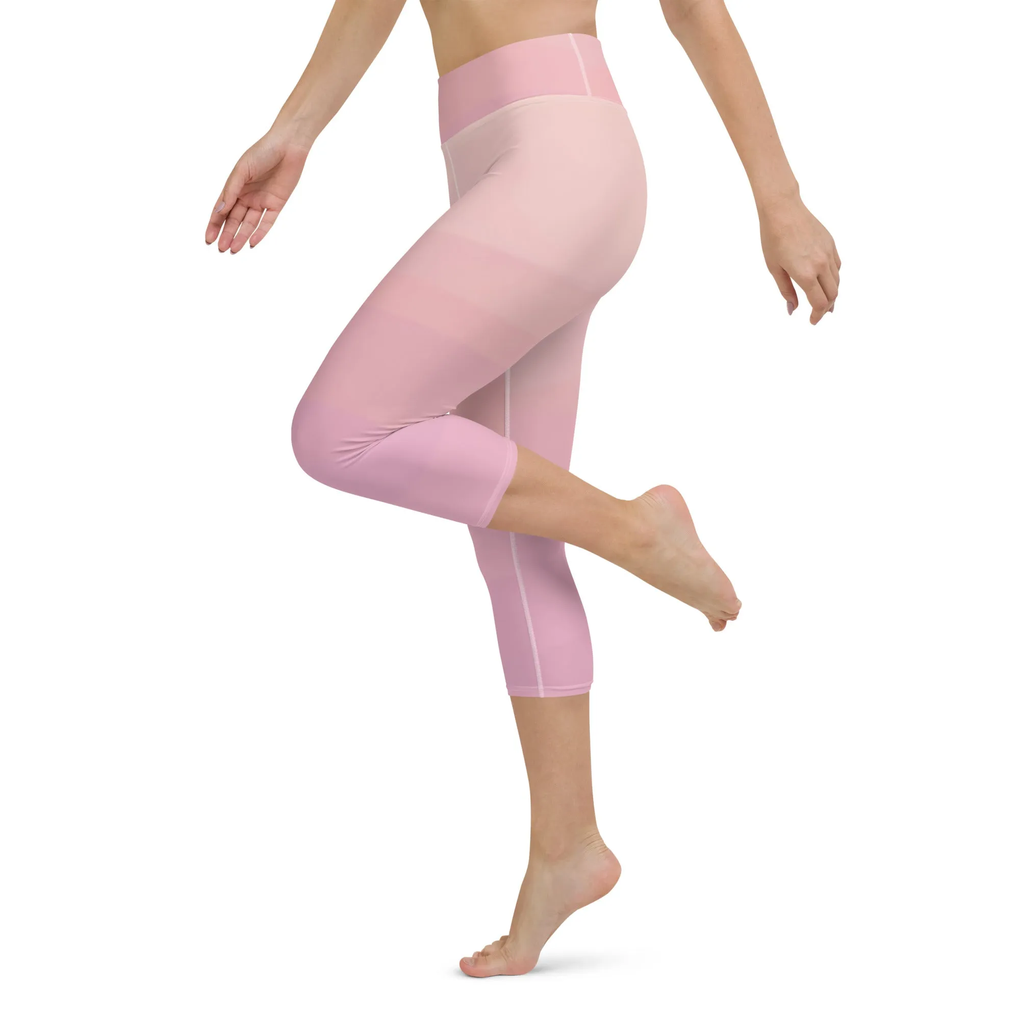 Pink Passion Yoga Capri Leggings | Fitness Capri Leggings, lioness-love