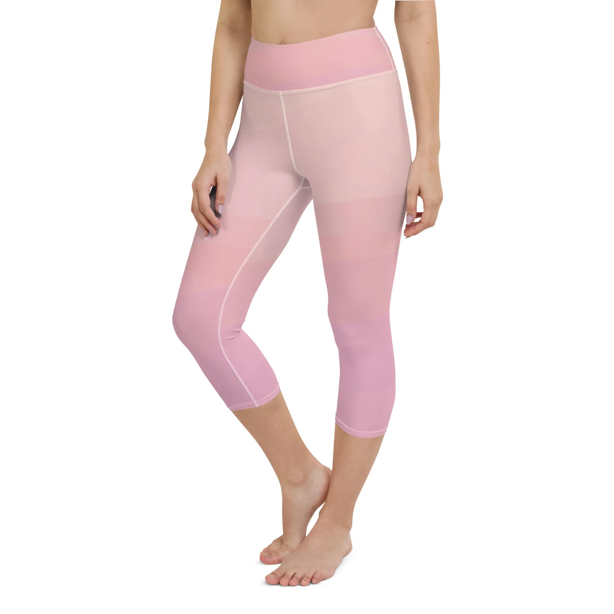 Pink Passion Yoga Capri Leggings | Fitness Capri Leggings, lioness-love