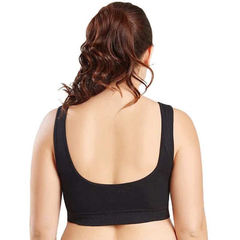 Plus Size Sports Breathable Yoga Bra